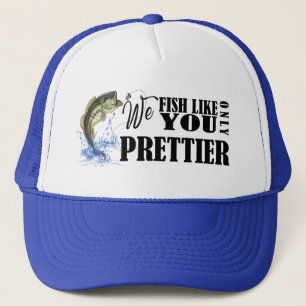 Casquette Drôle Pêche Femme Trucker Chapeau