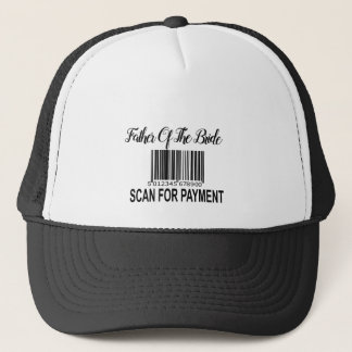 Casquette Drôle père de l'analyseur de code barre de mariée
