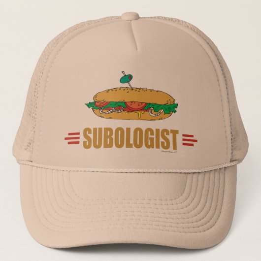 Casquette Drôle sandwich sous-marin (Devant)