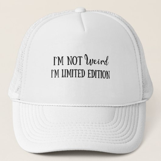 Casquette Drôle sarcastique provocation introvertie citation (Devant)