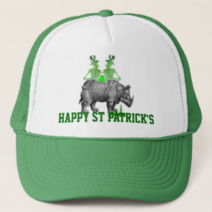 Casquette Drôle squelettes gothiques Irlandais St Patrick's 