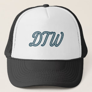 Casquette DTW Detroit Airport Code - Michigan Travel Gift