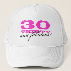 casquette du 30e anniversaire 30 et fabuleux!