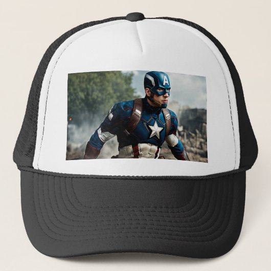 casquette du capitaine america tracker (Devant)