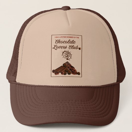 Casquette du Club des amateurs de chocolat (Devant)