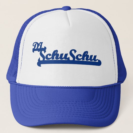 Casquette du DJ Schu Schu - bleu royal (Devant)