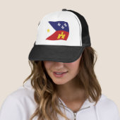 Casquette du drapeau Acadiana (En situation)