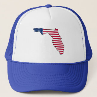 Casquette du drapeau américain de Floride