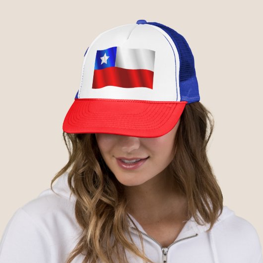 Casquette du drapeau chilien (En situation)