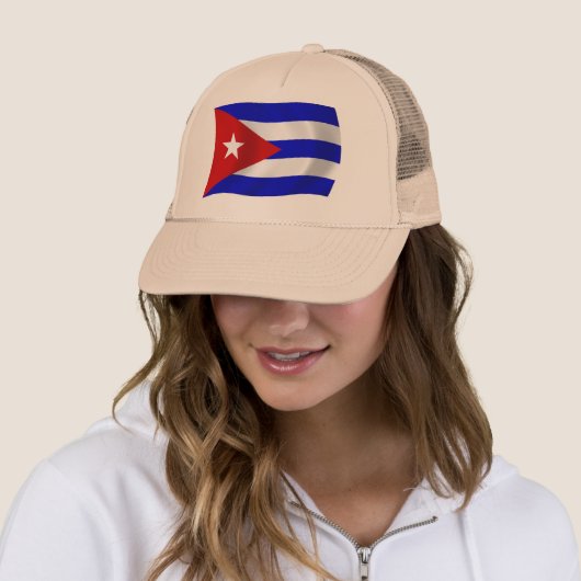 Casquette du drapeau cubain (En situation)