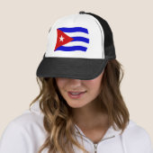 Casquette du drapeau cubain (En situation)