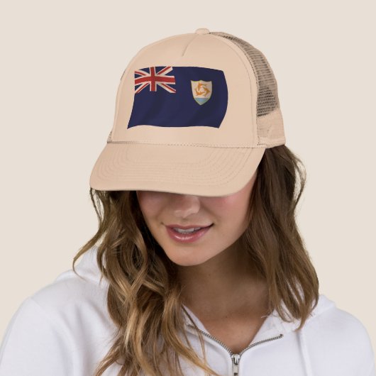 Casquette du drapeau d'Anguilla (En situation)