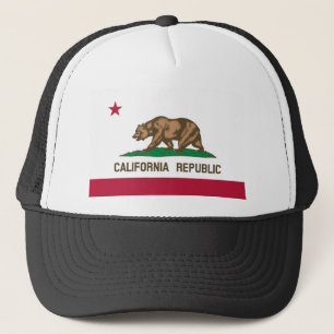 Casquette du drapeau de Californie