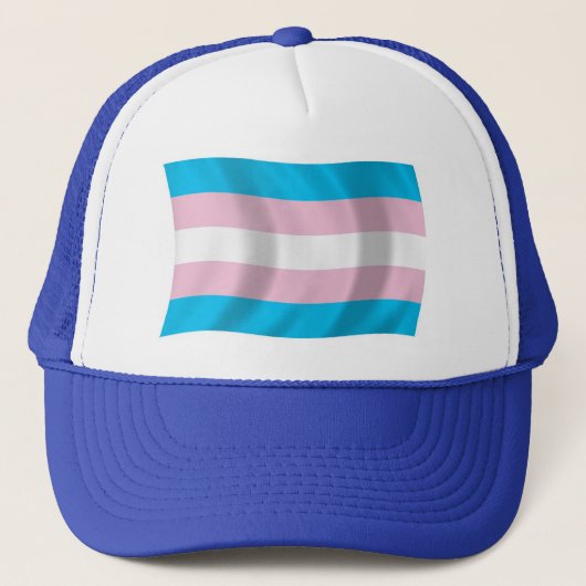 Casquette du drapeau de la fierté transgenre (Devant)