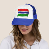 Casquette du drapeau de la Gambie (En situation)