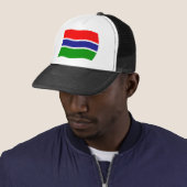 Casquette du drapeau de la Gambie (En situation)