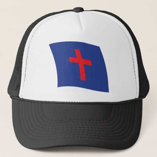 Casquette du drapeau de la religion chrétienne (Devant)