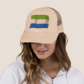Casquette du drapeau de la Sierra Leone (En situation)