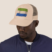 Casquette du drapeau de la Sierra Leone (En situation)