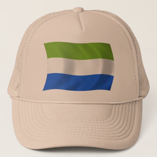 Casquette du drapeau de la Sierra Leone (Devant)