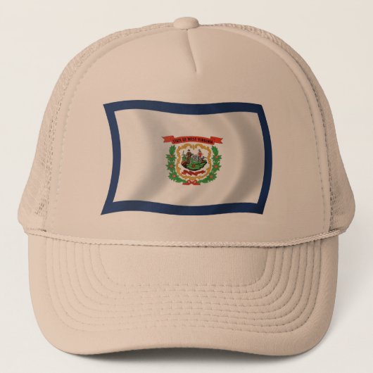 Casquette du drapeau de la Virginie occidentale (Devant)
