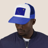 Casquette du drapeau de l'Alaska (En situation)