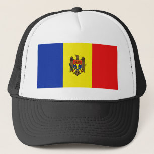 Casquette du drapeau de Moldova