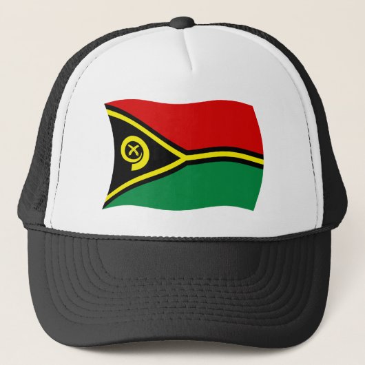 Casquette du drapeau de Vanuatu (Devant)