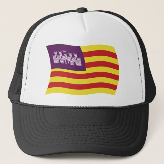 Casquette du drapeau des îles Baléares (Devant)