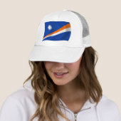 Casquette du drapeau des Îles Marshall (En situation)