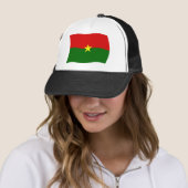Casquette du drapeau du Burkina Faso (En situation)