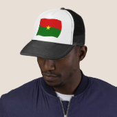 Casquette du drapeau du Burkina Faso (En situation)