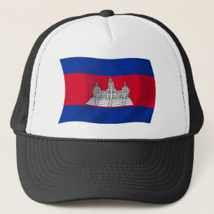 Casquette du drapeau du Cambodge