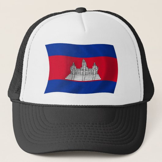 Casquette du drapeau du Cambodge (Devant)