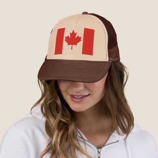 Casquette du drapeau du Canada (En situation)
