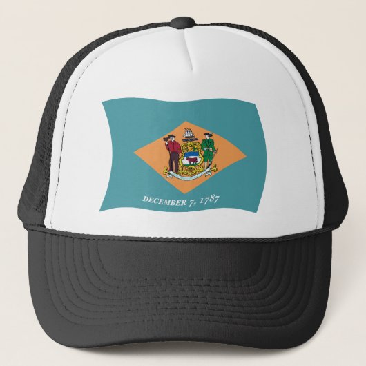 Casquette du drapeau du Delaware (Devant)