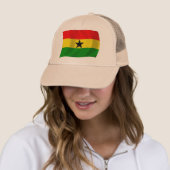 Casquette du drapeau du Ghana (En situation)