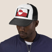 Casquette du drapeau du Groenland (En situation)