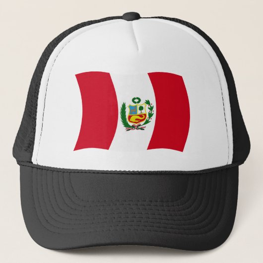 Casquette du drapeau du Pérou (Devant)