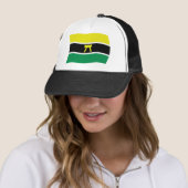 Casquette du drapeau du peuple Ashanti (En situation)