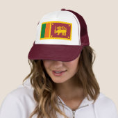Casquette du drapeau du Sri Lanka (En situation)