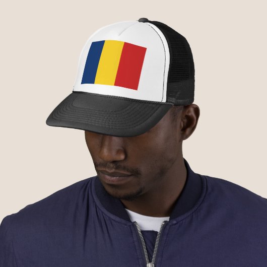 Casquette du drapeau du Tchad (En situation)