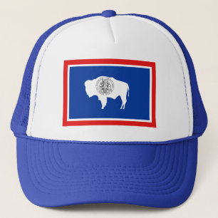 Casquette du drapeau du Wyoming
