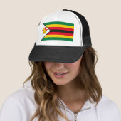 Casquette du drapeau du Zimbabwe (En situation)