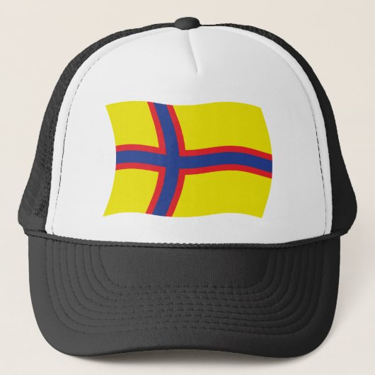 Casquette du drapeau finlandais en Inde (Devant)