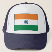 Casquette du drapeau indien