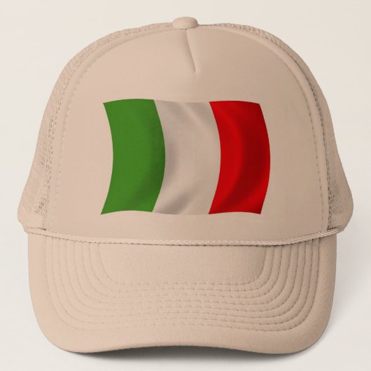 Casquette du drapeau italien (Devant)