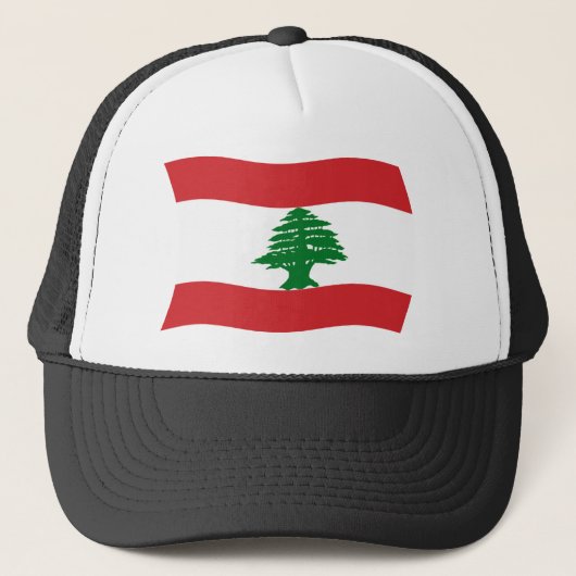 Casquette du drapeau libanais (Devant)