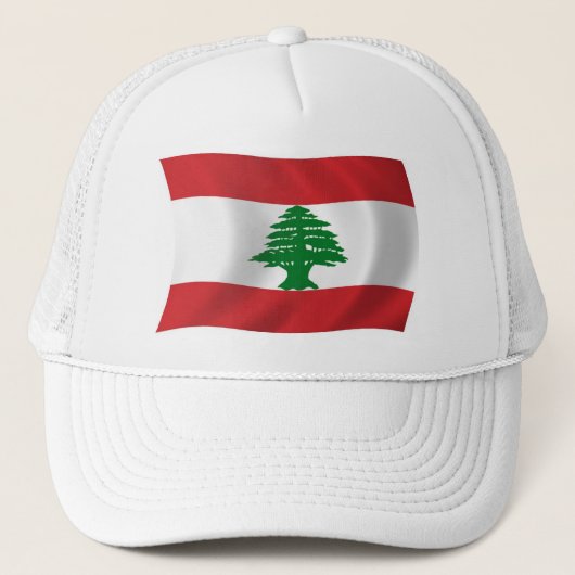 Casquette du drapeau libanais (Devant)