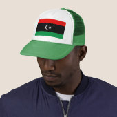 Casquette du drapeau libyen (En situation)